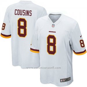 Camiseta Washington Redskins Cousins Blanco Nike Game NFL Hombre