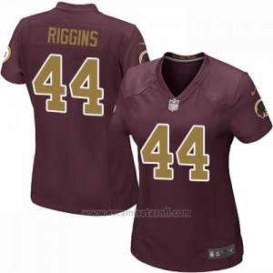 Camiseta Washington Redskins Riggins Marron Nike Game NFL Mujer