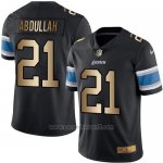 Camiseta Detroit Lions Abdullah Negro Nike Gold Legend NFL Hombre
