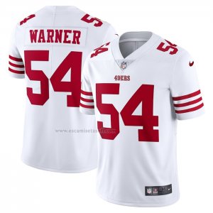 Camiseta NFL Limited San Francisco 49ers Fred Warner Vapor Untouchable Blanco