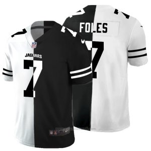 Camiseta NFL Limited Jacksonville Jaguars Foles White Black Split