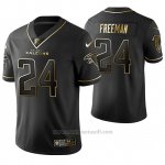 Camiseta NFL Limited Hombre Atlanta Falcons Devonta Freeman Golden Edition Negro
