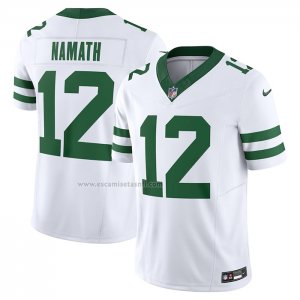 Camiseta NFL Limited New York Jets Joe Namath Vapor F.U.S.E. Legacy Blanco