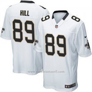 Camiseta New Orleans Saints Hill Blanco Nike Game NFL Hombre