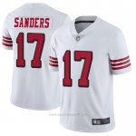 Camiseta NFL Game San Francisco 49ers 17 Emmanuel Sanders Blanco