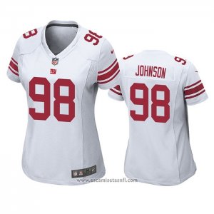 Camiseta NFL Game Mujer New York Giants Austin Johnson Blanco