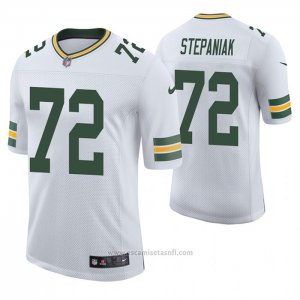 Camiseta NFL Game Green Bay Packers 72 Simon Stepaniak 2020 Classic Blanco