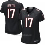 Camiseta Atlanta Falcons Hester Negro Nike Game NFL Nino
