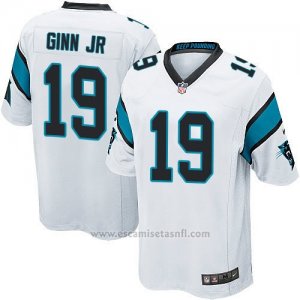 Camiseta Carolina Panthers Ginn Jr Blanco Nike Game NFL Hombre