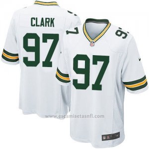 Camiseta Green Bay Packers Clark Blanco Nike Game NFL Hombre