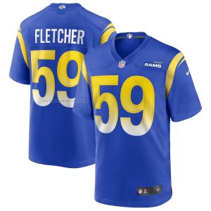 Camiseta NFL Game Los Angeles Rams London Fletcher Retired Azul