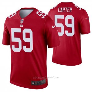 Camiseta NFL Legend New York Giants Lorenzo Carter Inverted Rojo