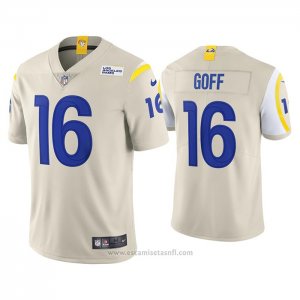 Camiseta NFL Game Los Angeles Rams Jared Goff 2020 Vapor Crema