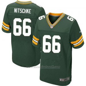 Camiseta Green Bay Packers Nitschke Verde Nike Elite NFL Hombre
