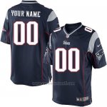 Camisetas NFL Replica Hombre New England Patriots Personalizada Azul