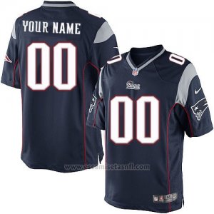 Camisetas NFL Replica Hombre New England Patriots Personalizada Azul