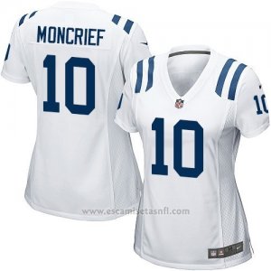 Camiseta Indianapolis Colts Moncrief Blanco Nike Game NFL Mujer