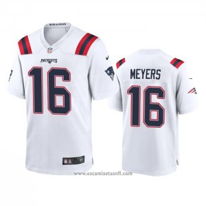 Camiseta NFL Game New England Patriots Jakobi Meyers 2020 Blanco