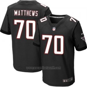 Camiseta Atlanta Falcons Matthews Negro Nike Elite NFL Hombre