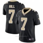 Camiseta NFL Game New Orleans Saints 7 Taysom Hill Negro