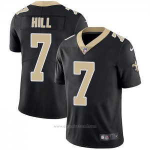 Camiseta NFL Game New Orleans Saints 7 Taysom Hill Negro