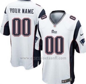 Camisetas NFL Limited Hombre New England Patriots Personalizada Blanco