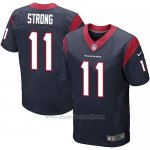 Camiseta Houston Texans Strong Profundo Azul Nike Elite NFL Hombre