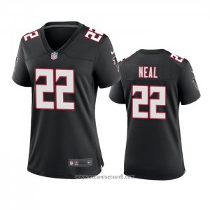 Camiseta NFL Game Mujer Atlanta Falcons Keanu Neal Throwback 2020 Negro