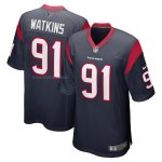 Camiseta NFL Game Houston Texans Carlos Watkins Azul