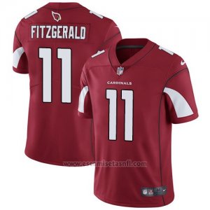 Camiseta NFL Hombre Elite Arizona Cardinals 11 Larry Fitzgerald Rojo Stitched Vapor Untouchable