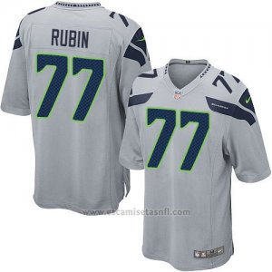 Camiseta Seattle Seahawks Rubin Gris Nike Game NFL Hombre