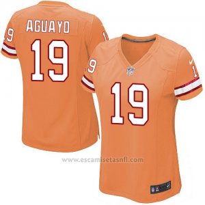 Camiseta Tampa Bay Buccaneers Aguayo Naranja Nike Game NFL Mujer