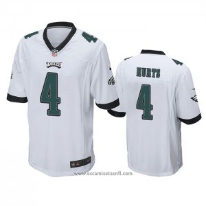 Camiseta NFL Game Philadelphia Eagles Jalen Hurts Blanco