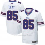 Camiseta Buffalo Bills Clay Blanco Nike Elite NFL Hombre
