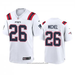 Camiseta NFL Game New England Patriots Sony Michel 2020 Blanco
