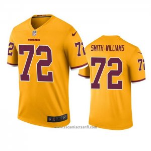Camiseta NFL Legend Washington Redskins James Smith Williams Oro Color Rush