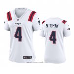 Camiseta NFL Game Mujer New England Patriots Jarrett Stidham 2020 Blanco