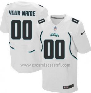 Camisetas NFL Elite Jacksonville Jaguars Personalizada Blanco