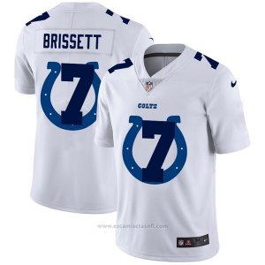 Camiseta NFL Limited Indianapolis Colts Brissett Logo Dual Overlap Blanco