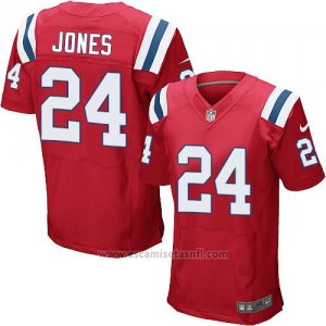 Camiseta New England Patriots Jones Rojo Nike Elite NFL Hombre