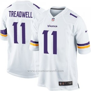 Camiseta Minnesota Vikings Treadwell Blanco Nike Game NFL Nino