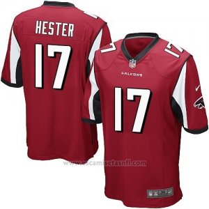 Camiseta Atlanta Falcons Hester Rojo Nike Game NFL Nino