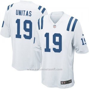 Camiseta Indianapolis Colts Unitas Blanco Nike Game NFL Hombre