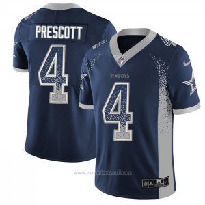 Camiseta NFL Limited Dallas Cowboys Prescott Rush Drift Fashion Azul