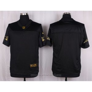 Camiseta New England Patriots Negro Nike Elite Pro Line Gold NFL Hombre