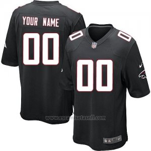 Camisetas NFL Hombre Atlanta Falcons Personalizada Negro