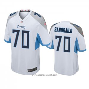 Camiseta NFL Game Tennessee Titans Ty Sambrailo Blanco