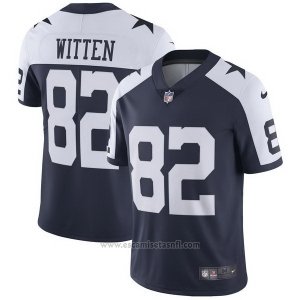Camiseta NFL Limited Hombre Dallas Cowboys 82 Witten Negro Blanco