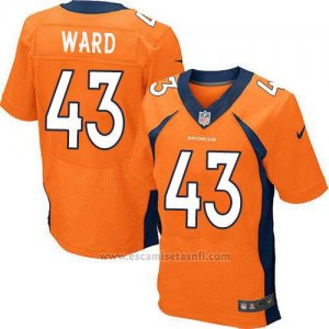 Camiseta Denver Broncos Ward Naranja Nike Elite NFL Hombre