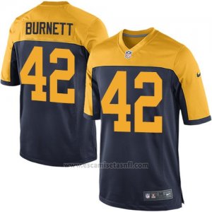 Camiseta Green Bay Packers Burnett Negro Amarillo Nike Game NFL Hombre